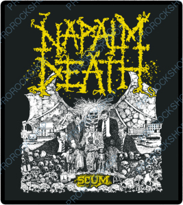 nášivka na záda, zádovka Napalm Death - Scum