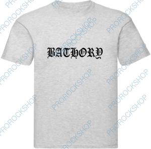 šedivé pánské triko Burzum