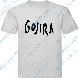 šedivé pánské triko Gojira