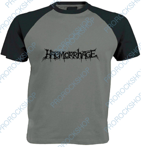 šedočerné triko Haemorrhage