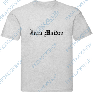 šedivé pánské triko Iron Maiden II