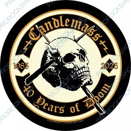 placka, odznak Candlemass - 40 Years of Doom