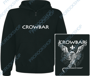 mikina s kapucí a zipem Crowbar - Symmetry In Black
