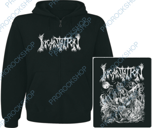 mikina s kapucí a zipem Incantation - Mortal Throne of Nazarene