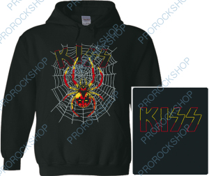 mikina s kapucí Kiss - Spider Logo