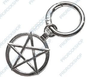 klíčenka pentagram