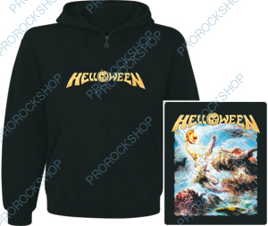 mikina s kapucí a zipem Helloween - Giants and Monsters