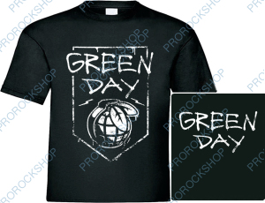 triko Green Day - heart shaped hand grenade