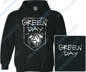 mikina s kapucí Green Day - heart shaped hand grenade