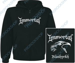 mikina s kapucí a zipem Immortal - Blashyrkh