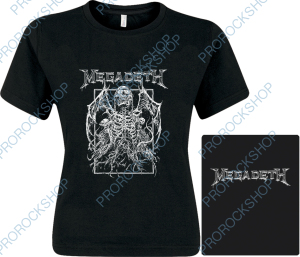 dámské triko Megadeth - Vic Rattlehead demonic version