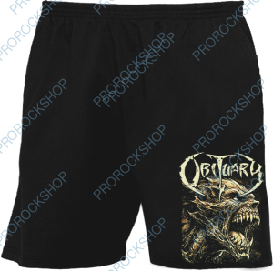 bermudy, kraťasy Obituary - monster logo