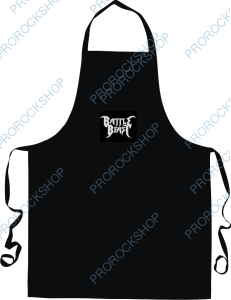 Laclová zástěra s výšivkou Battle Beast