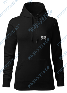 dámská mikina s kapucí a výšivkou Battle Beast