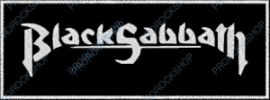 nášivka nápis Black Sabbath