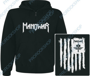 mikina s kapucí a zipem Manowar - USA