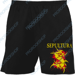 bermudy, kraťasy Sepultura - yellow logo