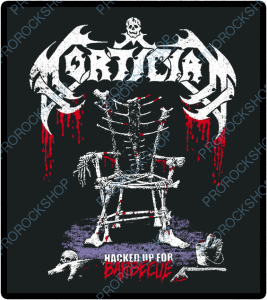 nášivka na záda, zádovka Mortician - Hacked Up For Barbecue