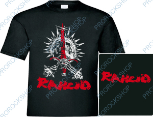 pánské triko Rancid - skull and sword