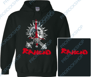 mikina s kapucí Rancid - skull and sword