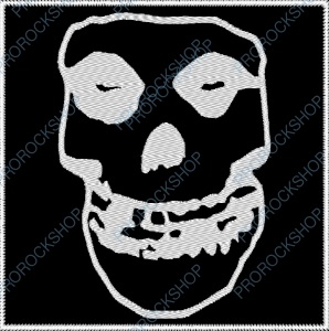 nášivka The Misfits - skull