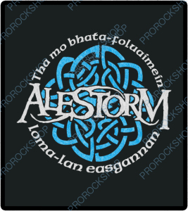 nášivka na záda, zádovka Alestorm - Gaelic Knot Design