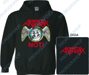 mikina s kapucí Anthrax - NOT!