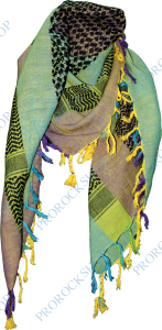šátek palestina - arafat - různobarevný