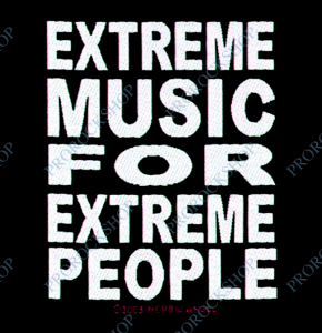 nášivka Extreme music for extreme people