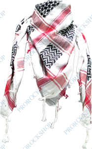 šátek palestina - arafat - Červenočerný