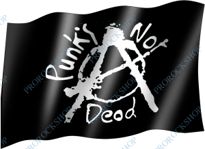 vlajka Punk's Not Dead