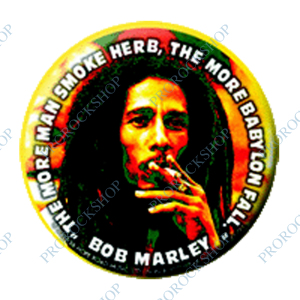 placka / button Bob Marley