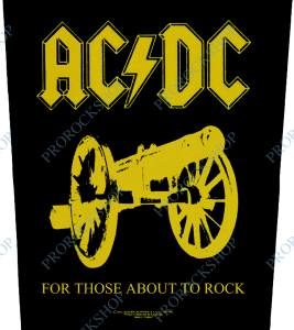 nášivka na záda, zádovka AC/DC