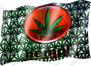 vlajka Marihuana hemp