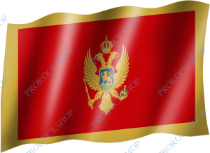 vlajka Montenegro