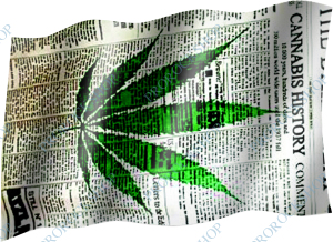 vlajka Marihuana noviny 2