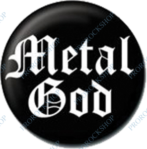 placka / button Metal God