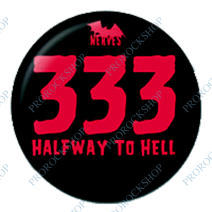 placka / button Halfway to hell