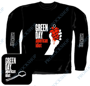 triko s dlouhým rukávem Green Day - American Idiot