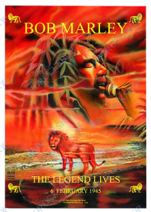 vlajka - plakát Bob Marley