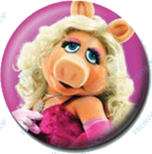 placka / button Miss Piggy