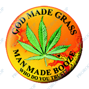placka / button Gof Made Grass