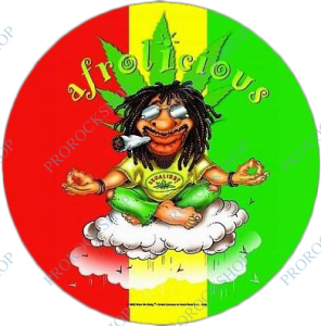 placka / button Rastafarián