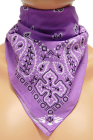 šátek Paisley-violett