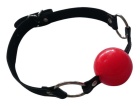 roubík - Red Rubber Ball Gag Plastic