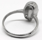 ocelový prsten Lebka