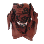 klasický šátek Lebky, batika