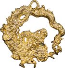 řetěz s medailonem Drak