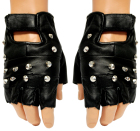 Rockerské-motorkářské rukavice (cvoky)