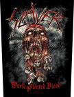 nášivka na záda, zádovka Slayer - World Painted Blood